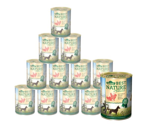 Dehner Best Nature Nassfutter für Hunde Adult