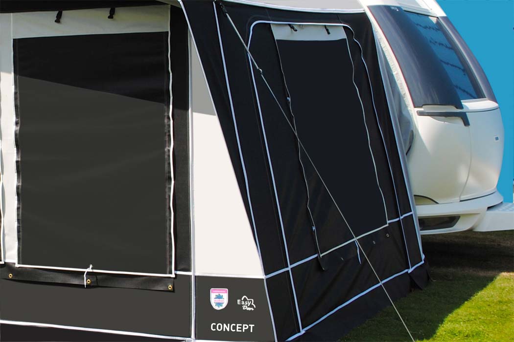 Walker Concept 280 Vorzelt Stahlgestänge 1140 Umlaufmaß 1126 - 1155 cm