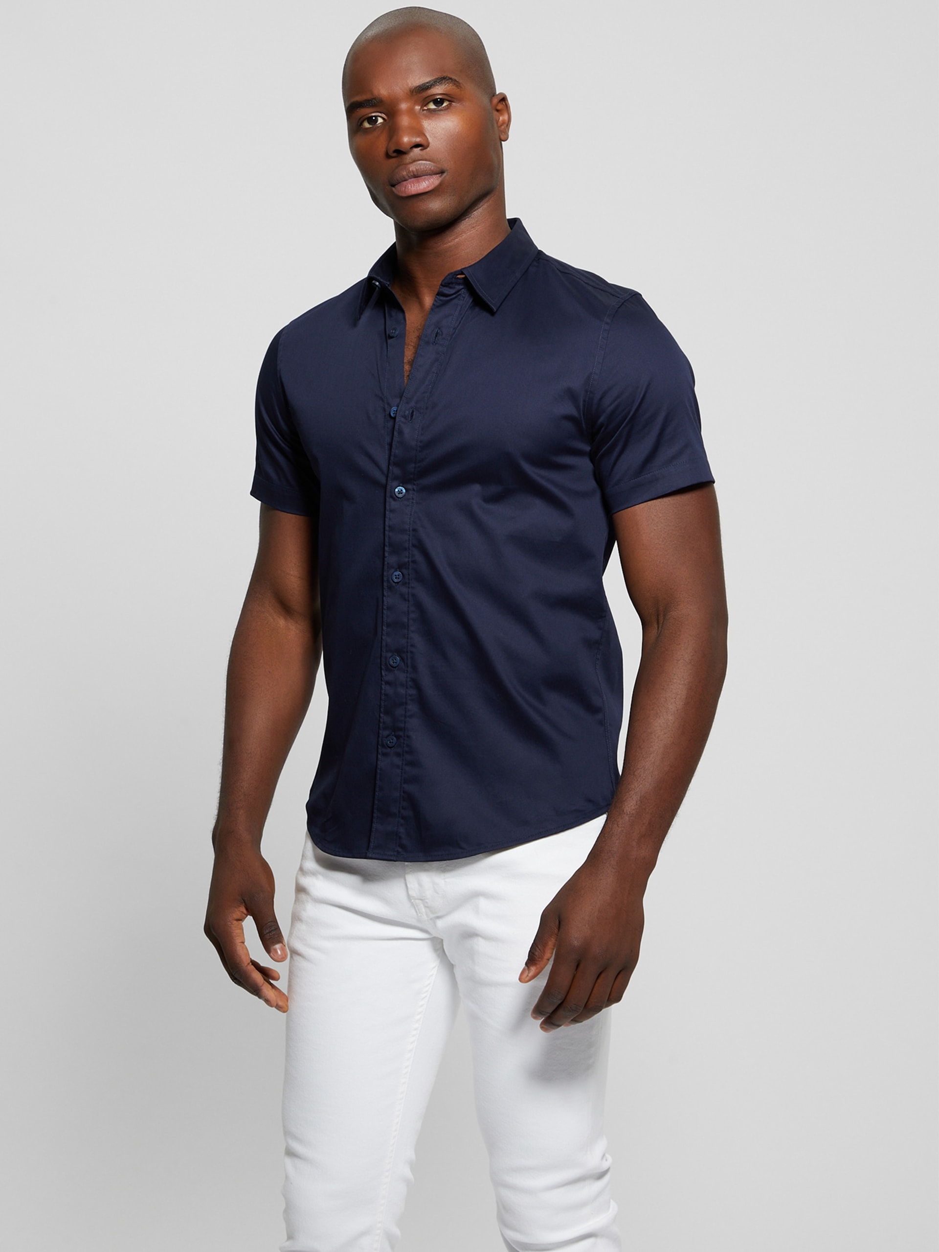 Camisa de manga curta Luxe Stretch