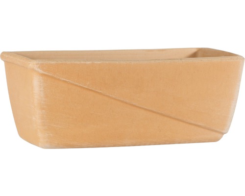 Spang klei plantenpot, 40 x 20 x 16 cm, beige