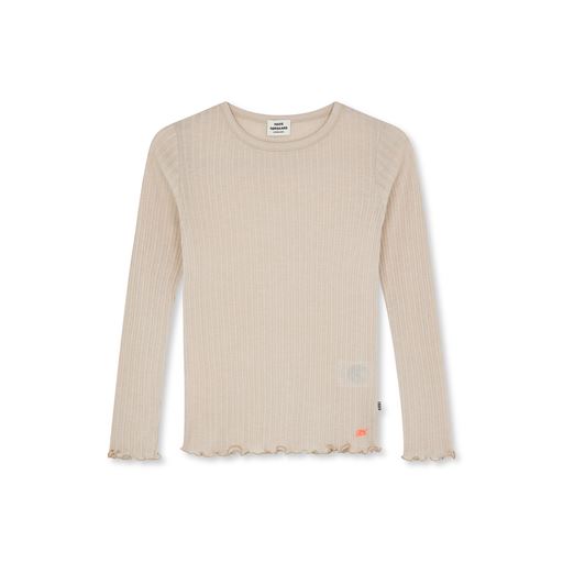Mads Nørgaard Langærmet T-shirt, Oatmeal Melange, 16 år