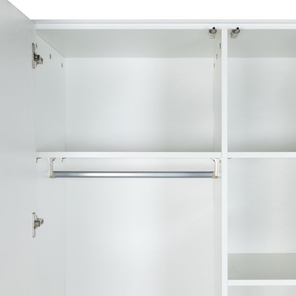 Kidsmill Boutique Kledingkast 2-Deurs Wit / Zwart