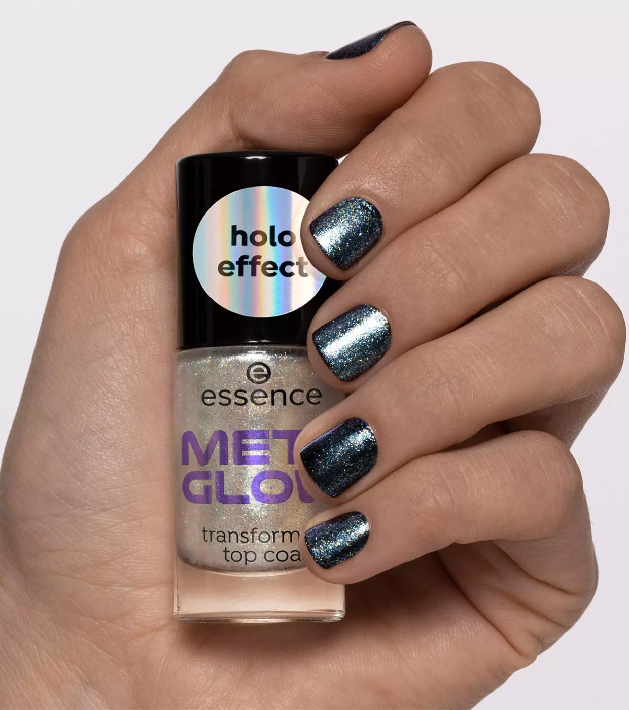 essence - Top coat transformador - Meta Glow