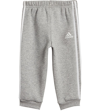 adidas Performance Sweatset - I 3S FZ FL - Blau/Grau Meliert m.
