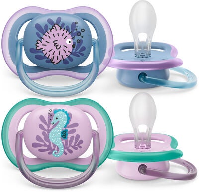 Philips Avent Ultra Air Deco Smokk 2-Pack 6-18m, Blå/Lilla