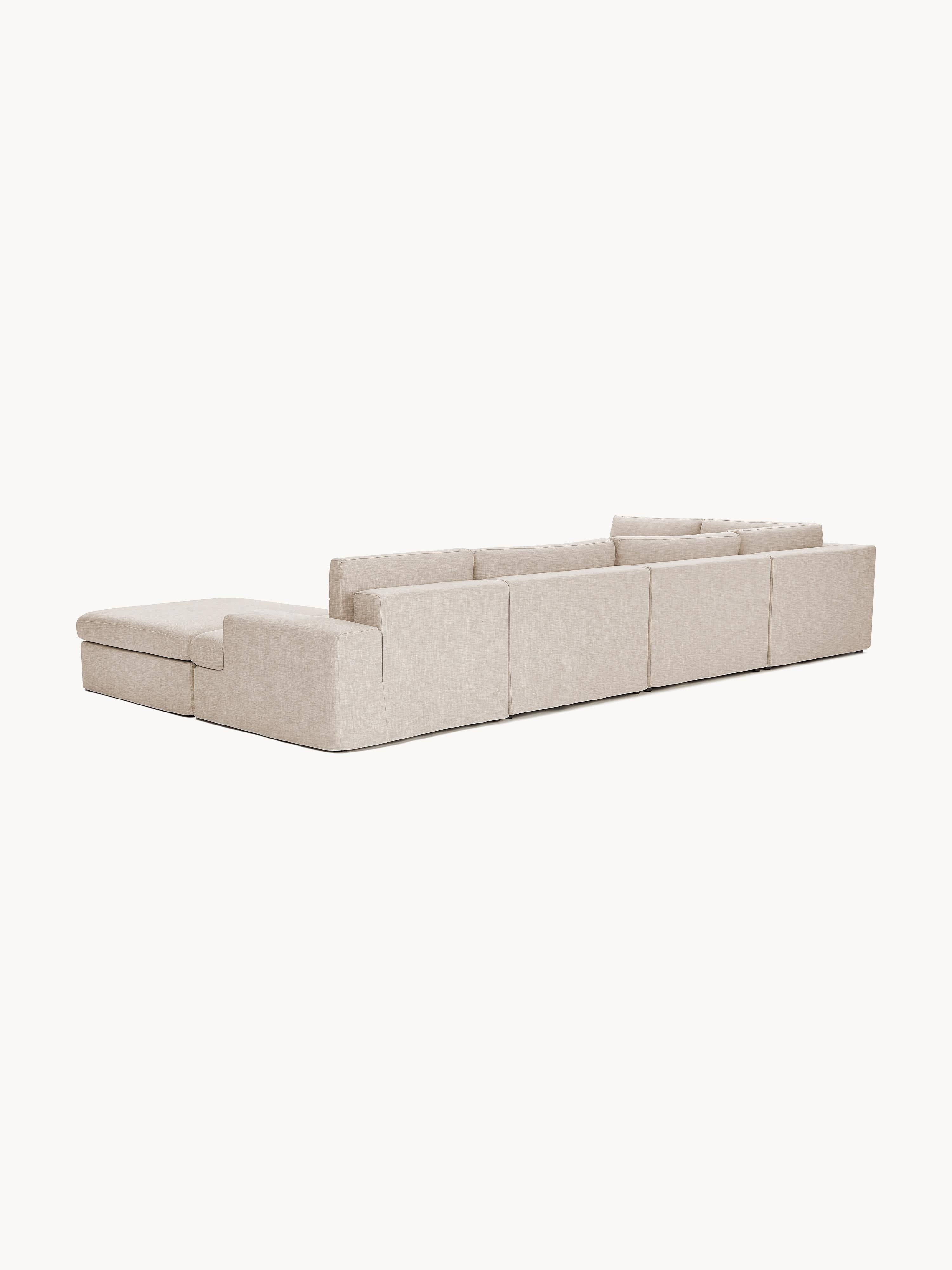 Modulaire U-bank Russell met afneembaar hoezen