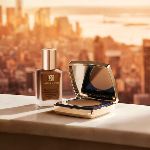 Estée Lauder Double Wear Stay-In-Place Matte Powder Foundation, 4W1 Honey Bronze