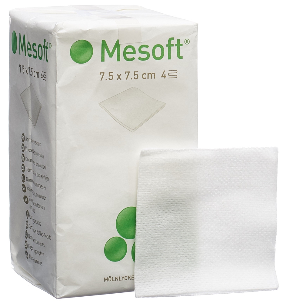 MESOFT Kompressen 7.5x7.5cm unsteril 100 Stk