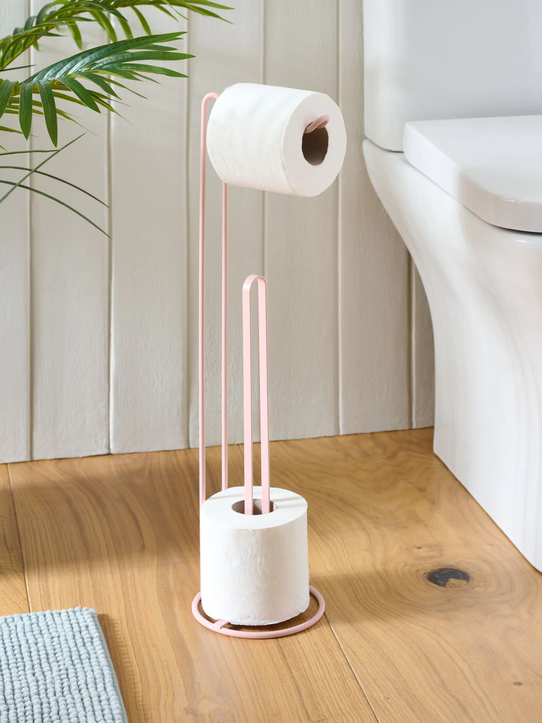 Toiletrolhouder van metalen draad