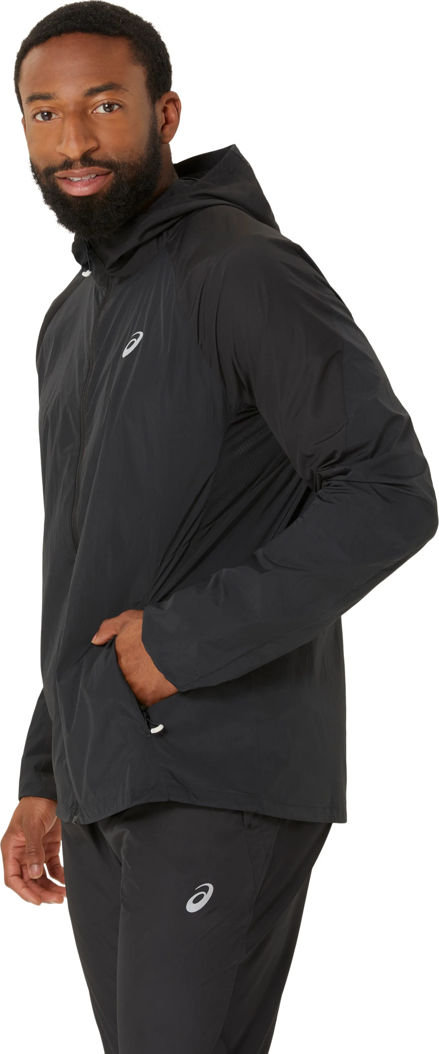 Asics Men's Road Packable Jacket Performance Black