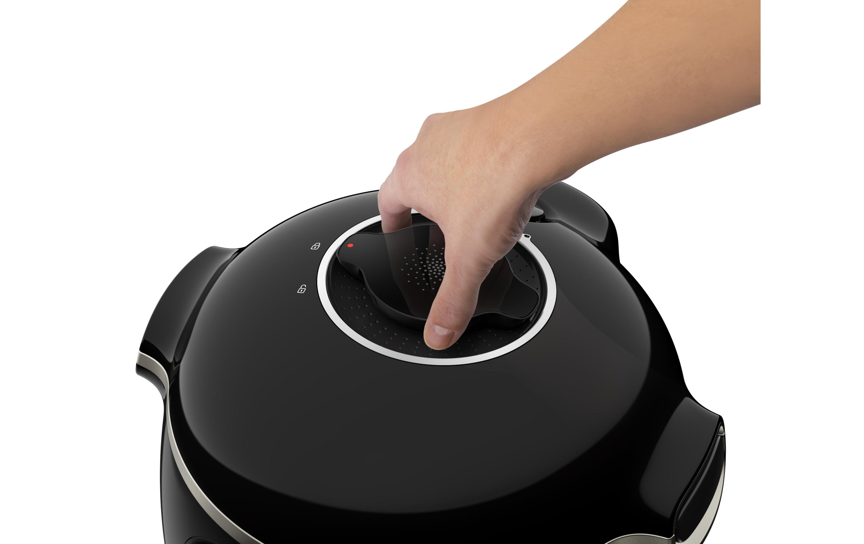 Küchenmaschine Cookeo Touch CE9028CH Schwarz<br>Smarter Multikocher mit 13 Kochprogrammen