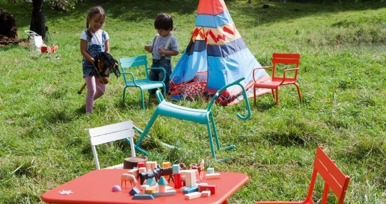Fermob Luxembourg kinder tuinstoel clay grey