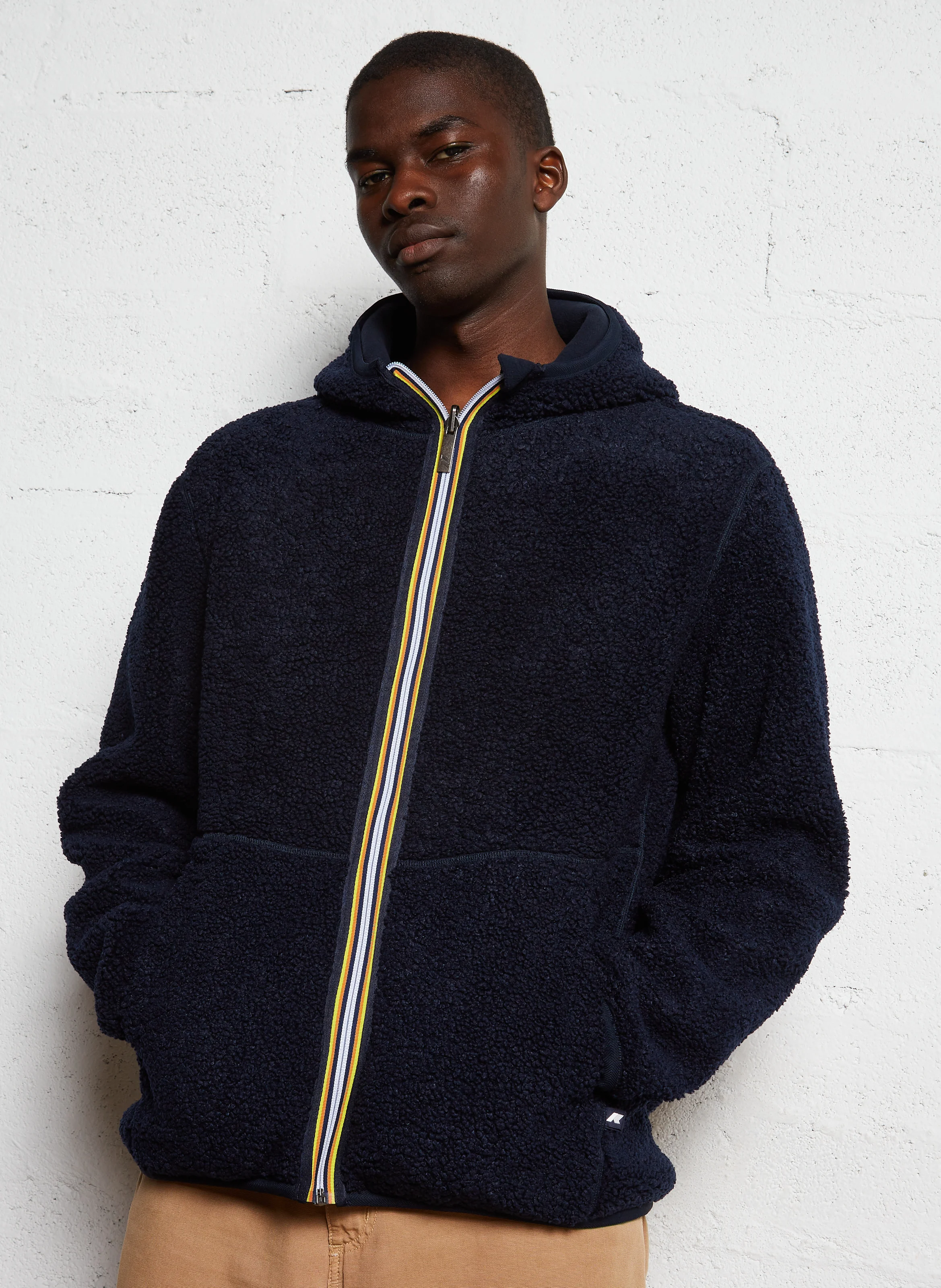 JACK SHERPA POLAR DOUBLE - Polaire à capuche | Bleu