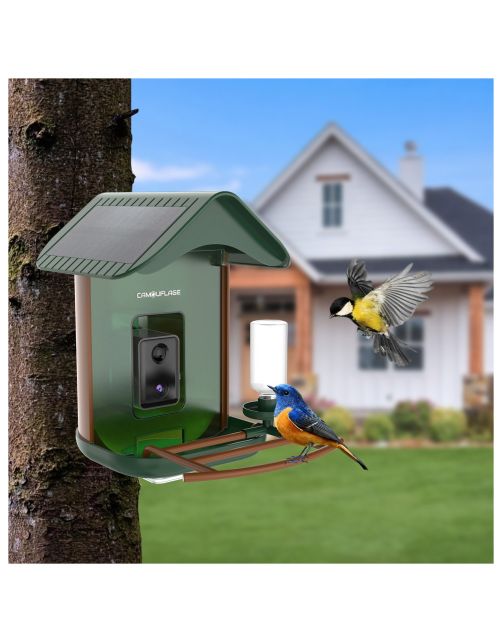Camouflage Ez Birdfeed 1 - Wildlife camera - 31.5x21.5x19.4 cm Groen Bruin