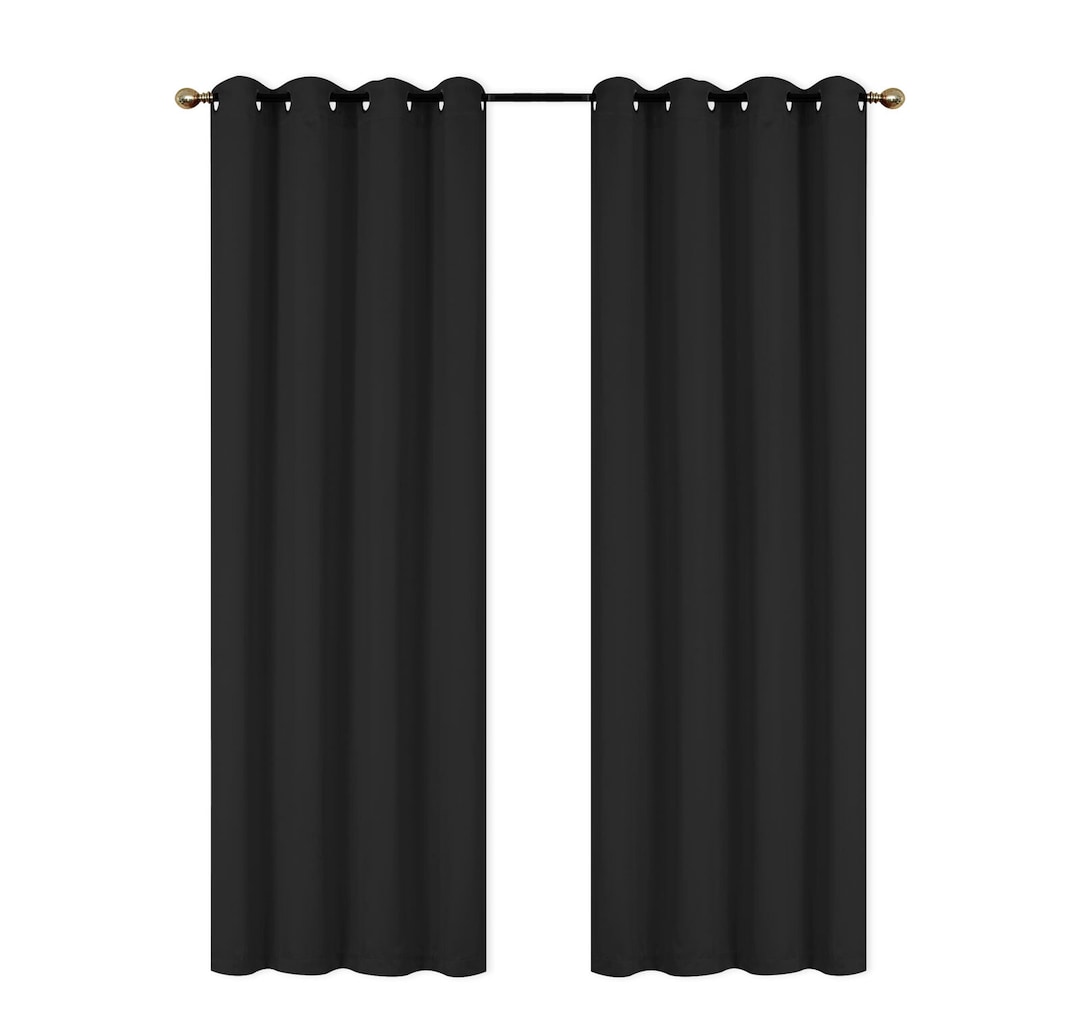 Ösenschal Tim 2er Set 140 x 235 cm schwarz