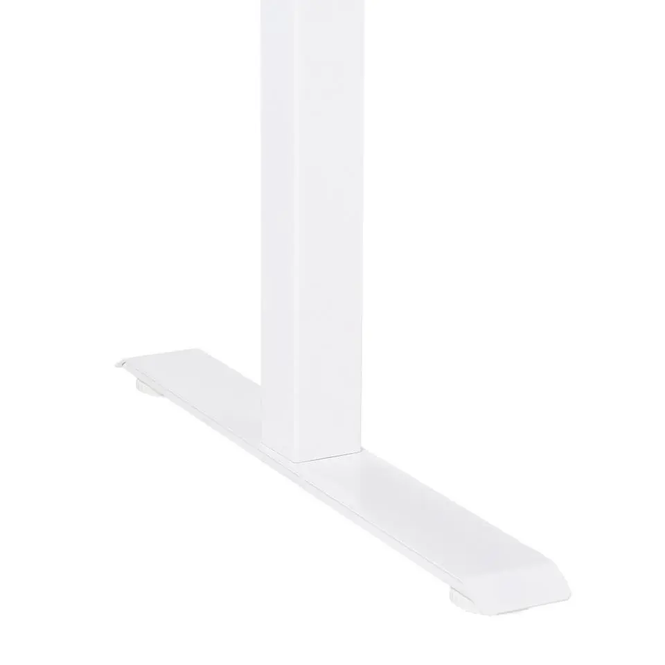 DESTINES - Elektr bureau - Wit/Lichtbruin - 120 x 60 cm - Vezelplaat