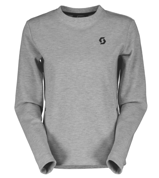 SCOTT Tech Crewneck til Kvinder, Grå