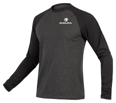 T-Shirt Technique Manches Longues Endura One Clan Raglan Gris