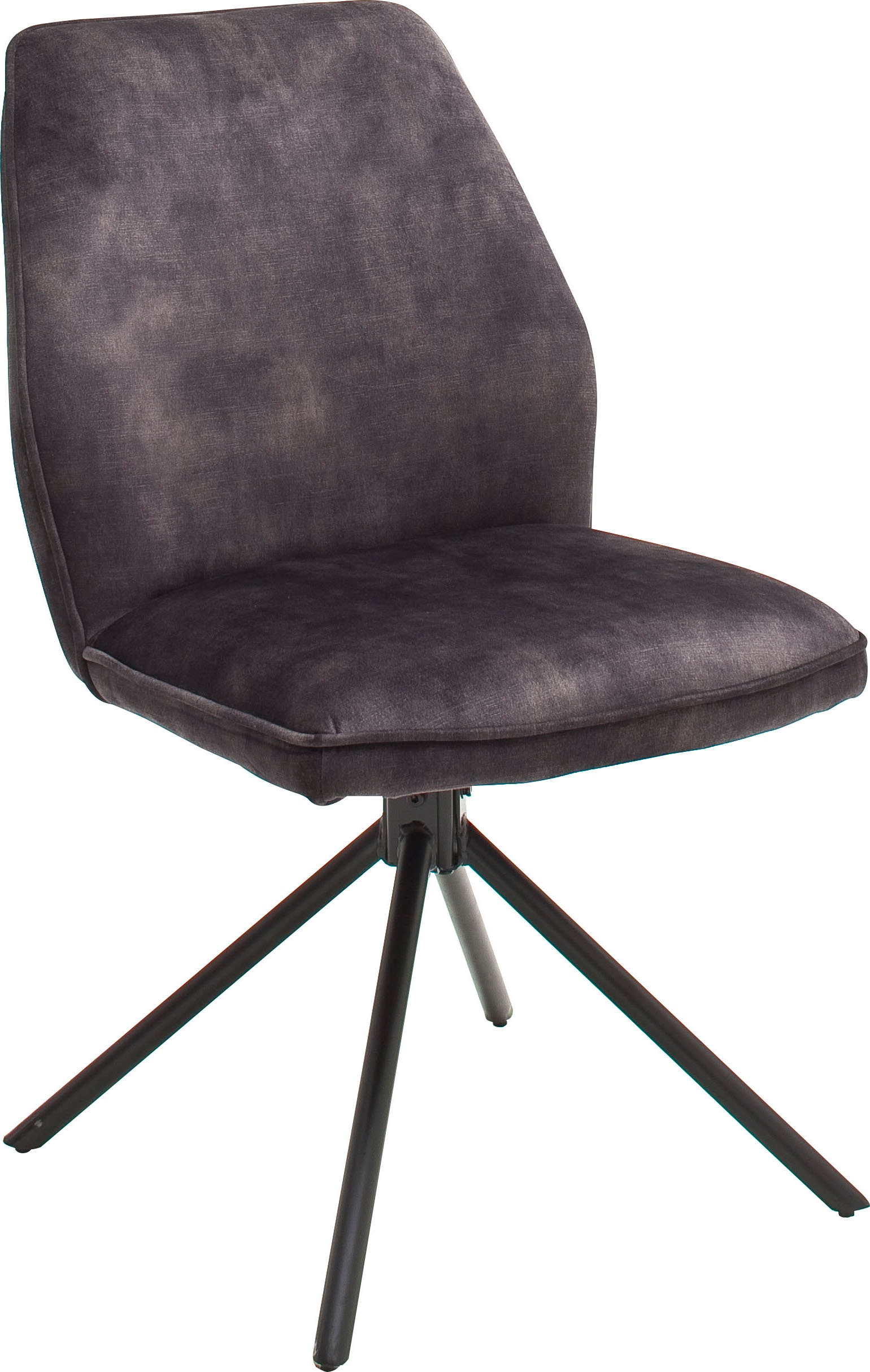 MCA furniture Esszimmerstuhl »Ottawa« (Set) 2 Stk.Vintage Veloursoptik mit Keder, Stuhl belastbar bis 120 Kg