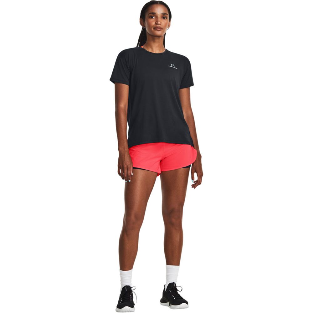 Under Armour FLEX WOVEN 2-IN-1 - Short Femme rouge