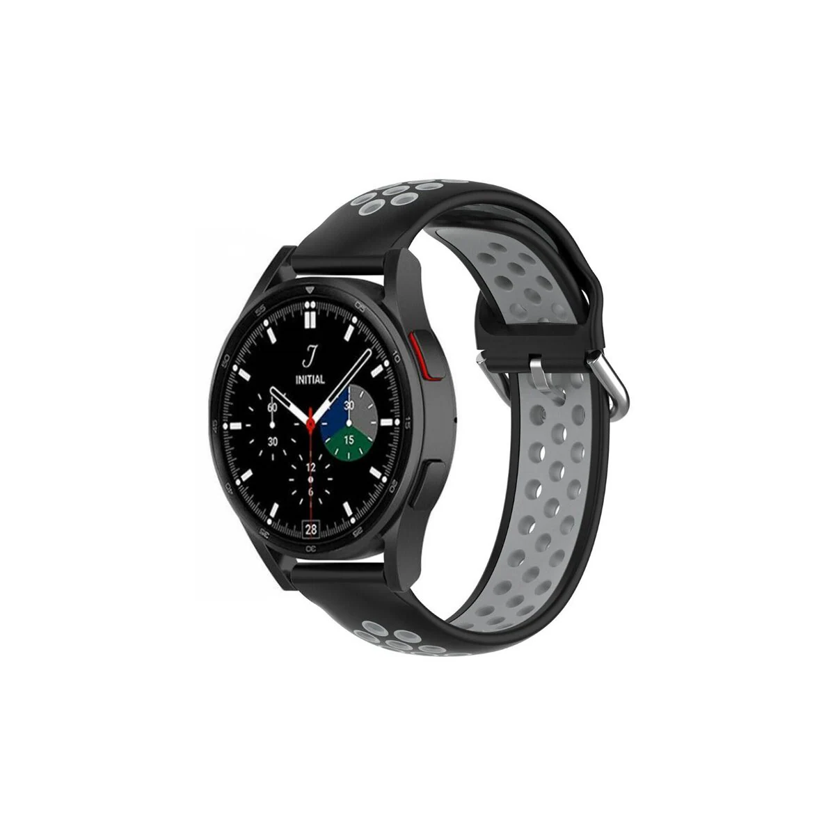 EBN Sport Armband Samsung Galaxy Watch 4 Classic 42mm - Svart/grå