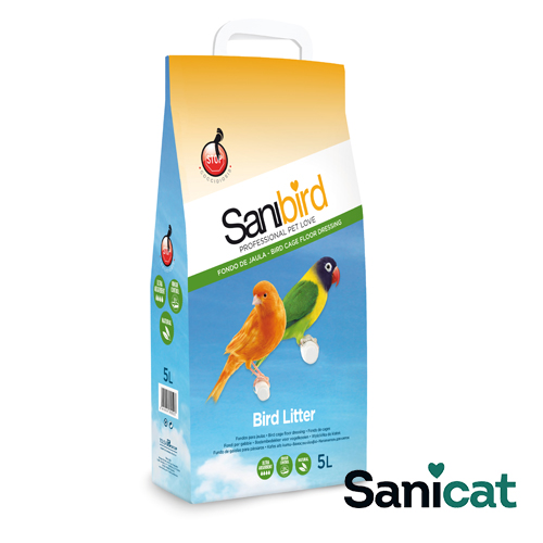 AREIA ABSORVENTE SANICAT SANIBIRD (35 L (20 Kg))