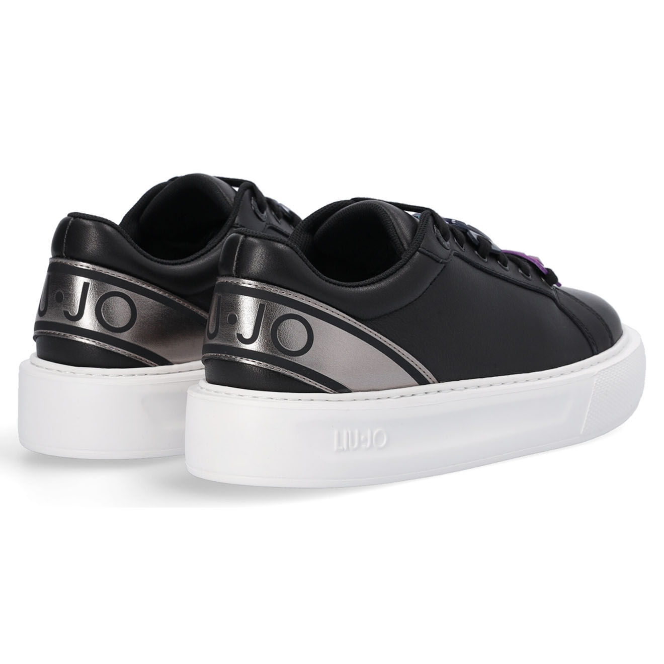 Liu-Jo Sneakers en Cuir Augustine noires