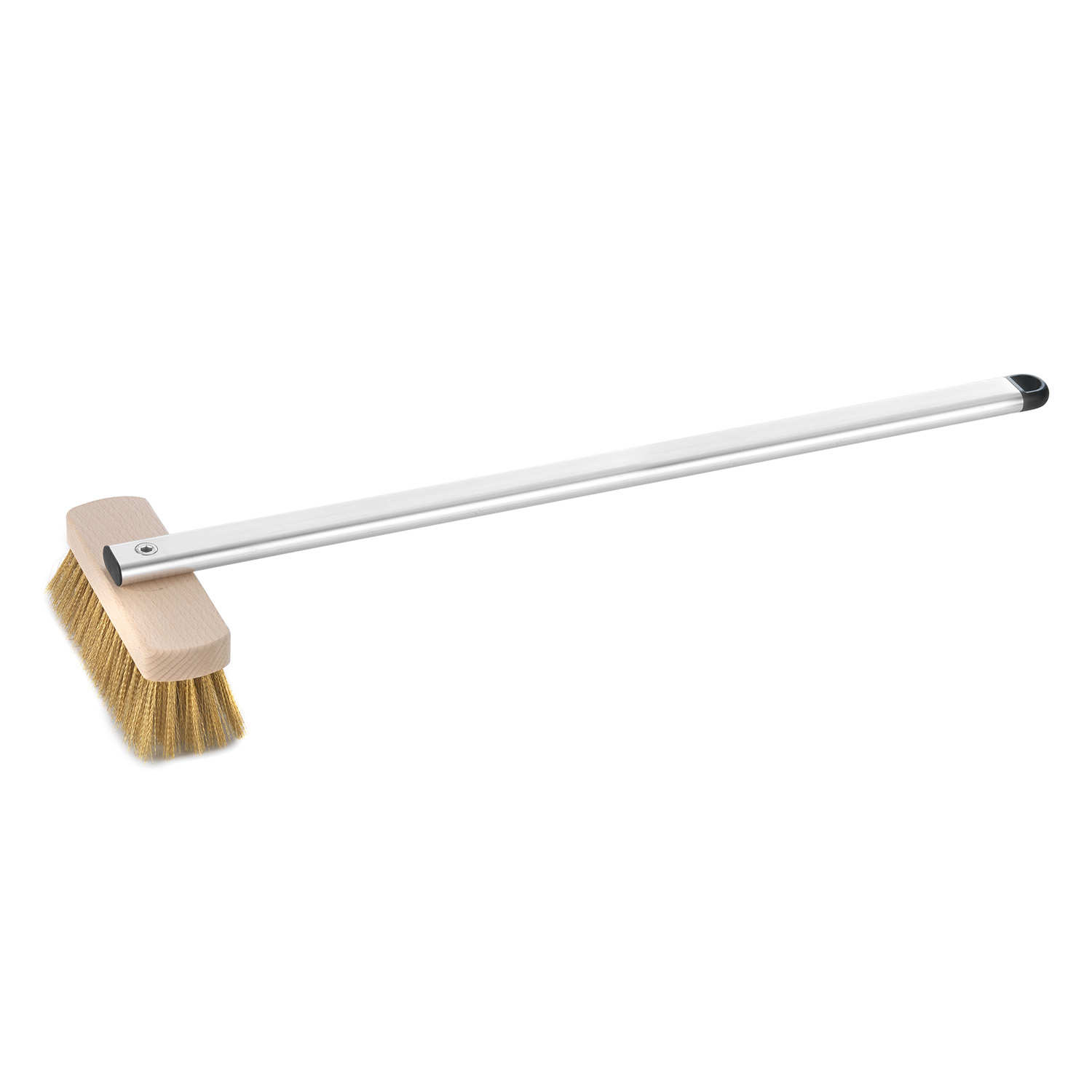Brosse en laiton pour four à pizza tête orientable manche 60cm