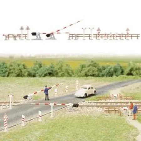 Busch 6020 - Motiv-Set: Der Bahnübergang für Nebenstrecken
