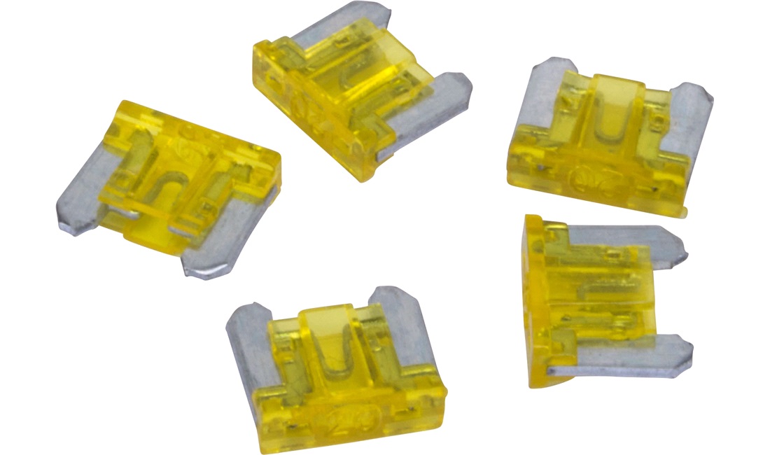 Fladsikring micro 20A - 5 stk.