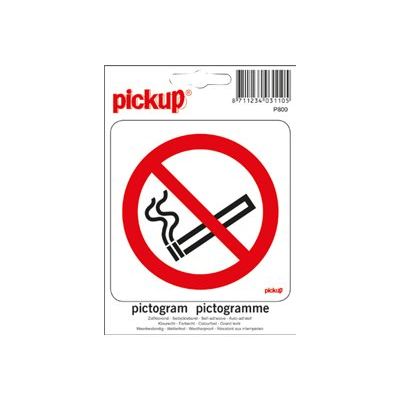 Pickup - Pictogramme - Défense de fumer - 100 x 100 mm
