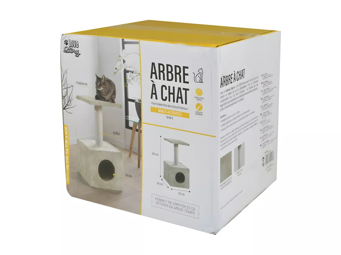 Arbre à Chat avec Niche 