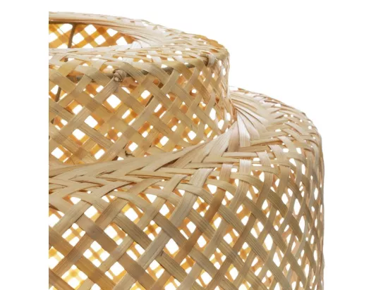 Luminaire Suspension en Bambou naturel D 40 cm
