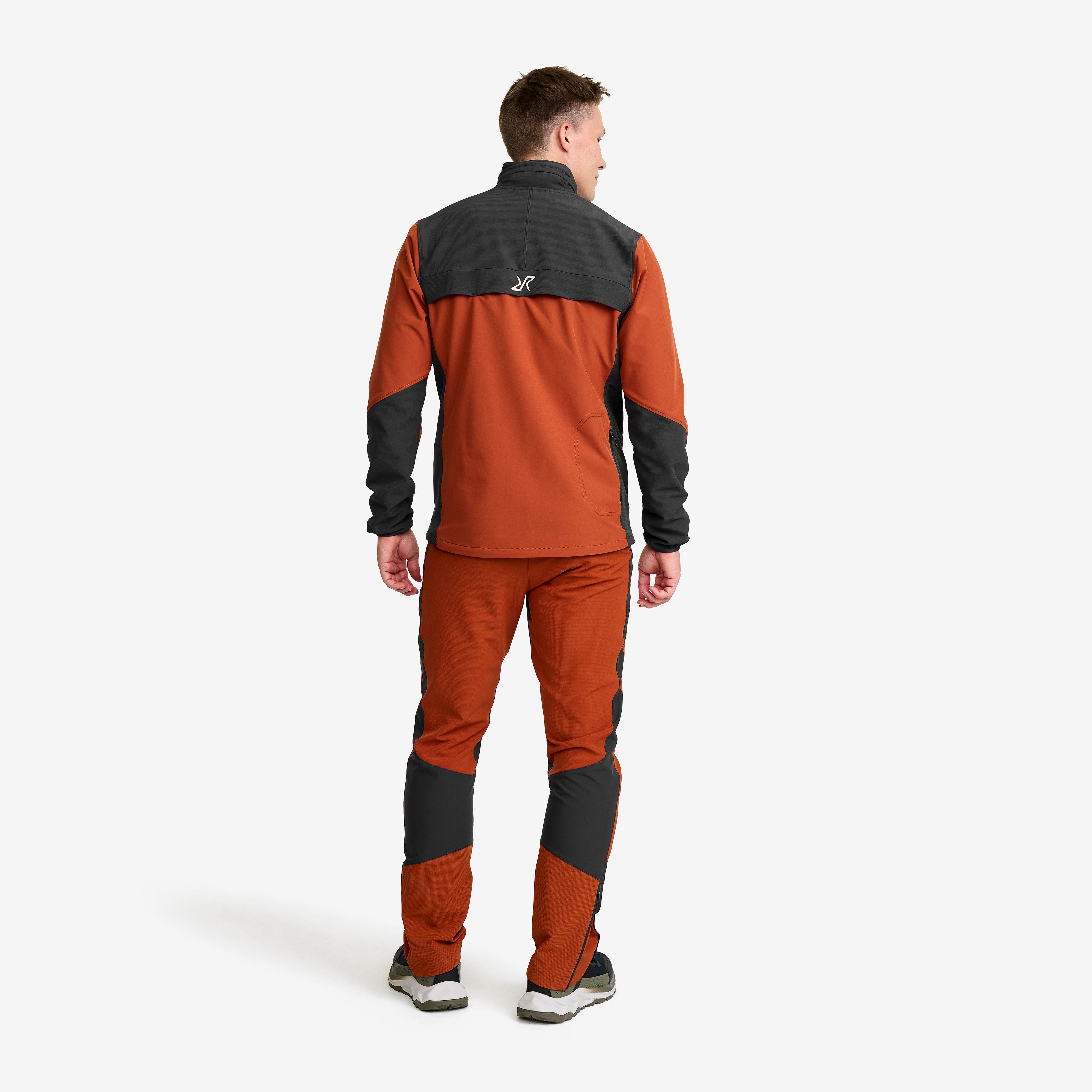 Ridge Trek Stretch Jacket Herre Rusty Orange/Anthracite