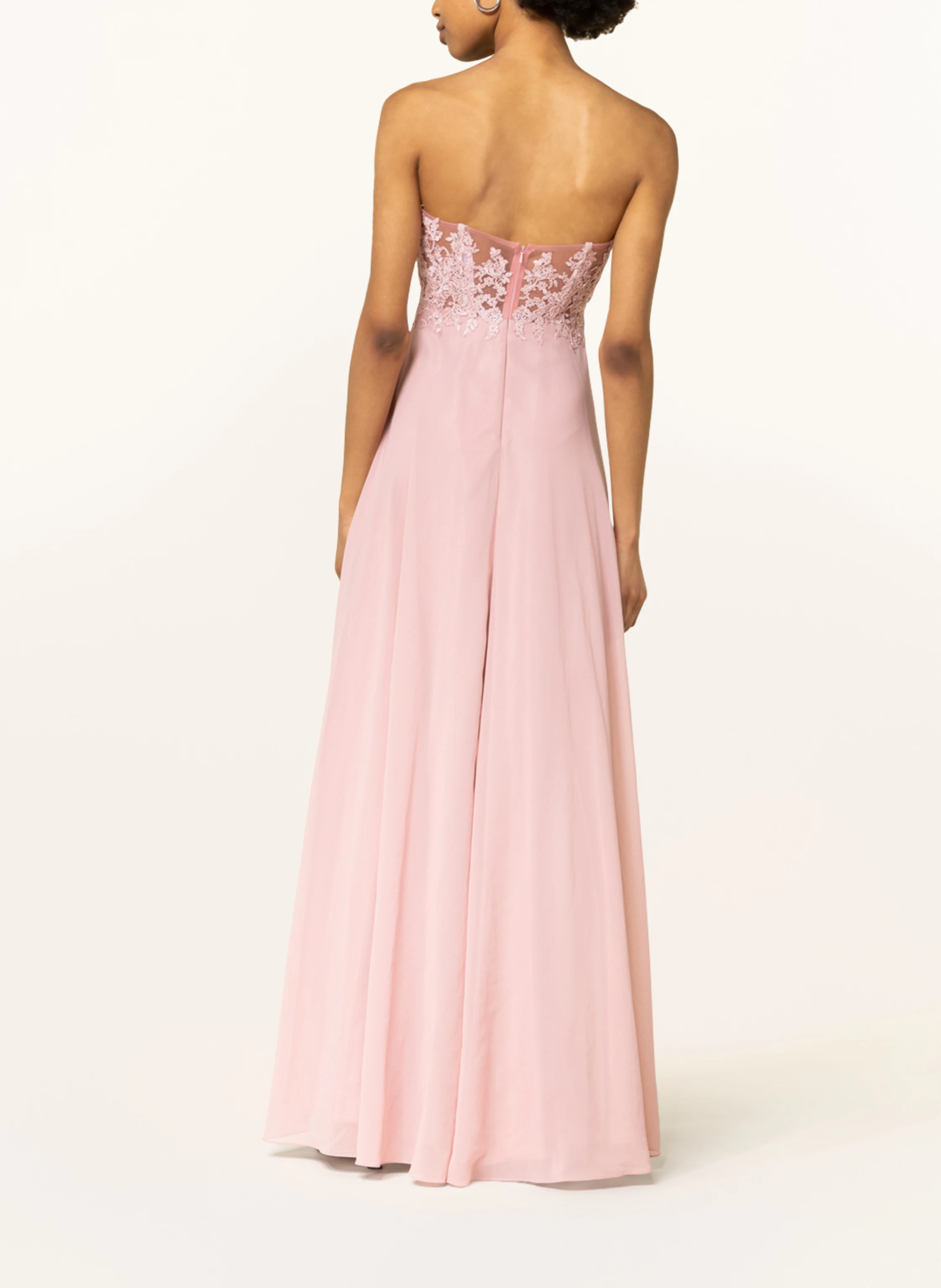 unique Abendkleid mit Schmucksteinen