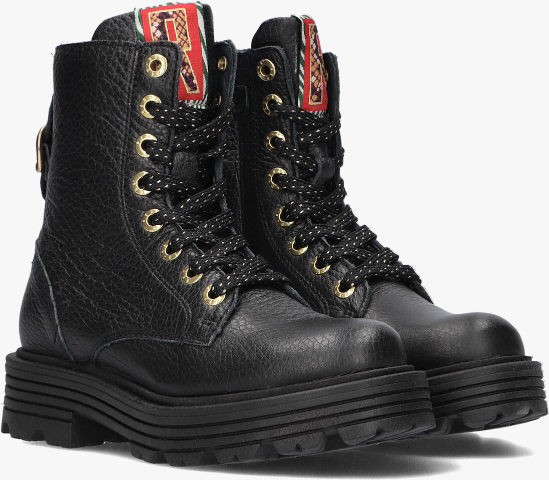 RED-RAG zwarte red-rag veterboots 12474