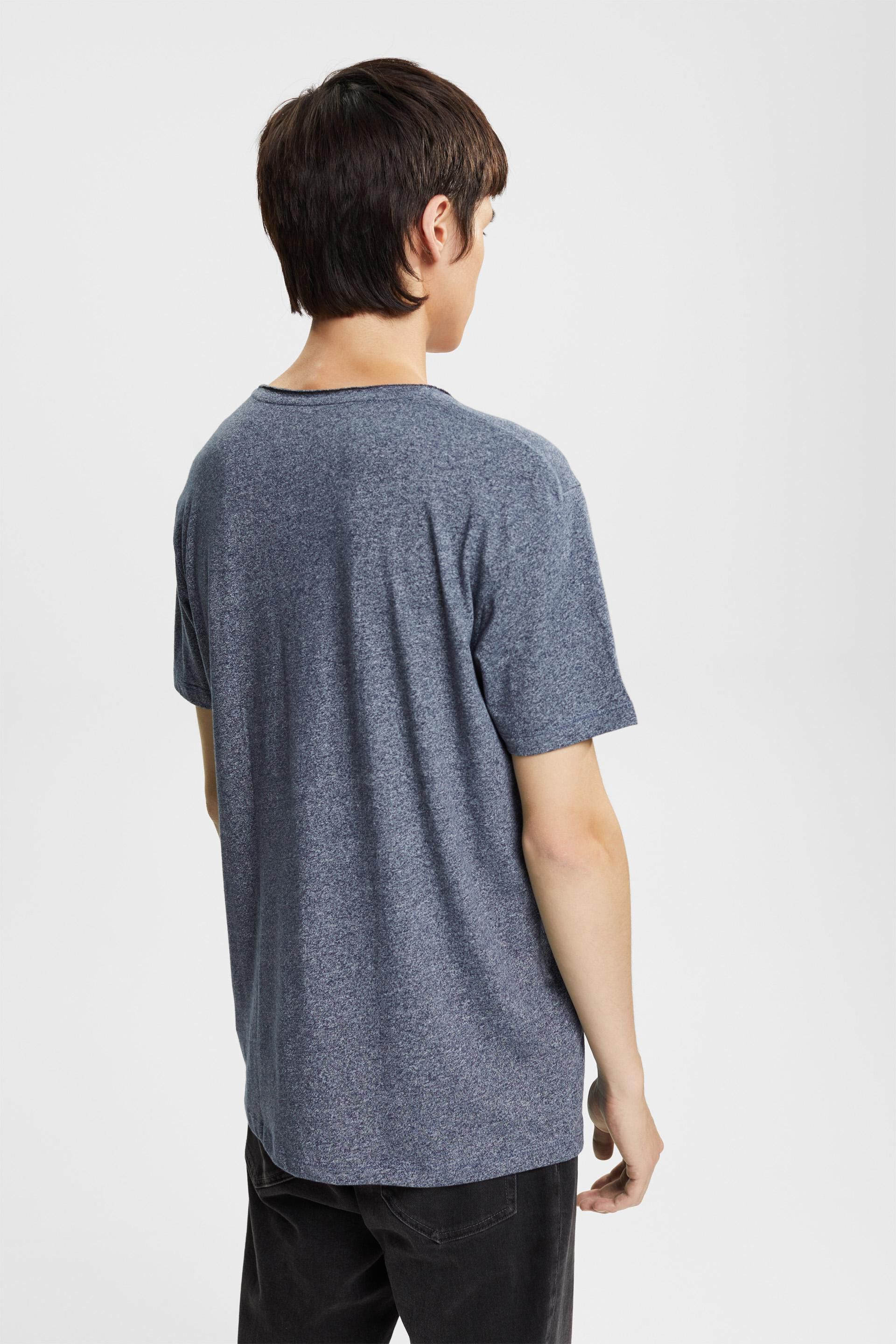 En matière recyclée le t-shirt en jersey chiné