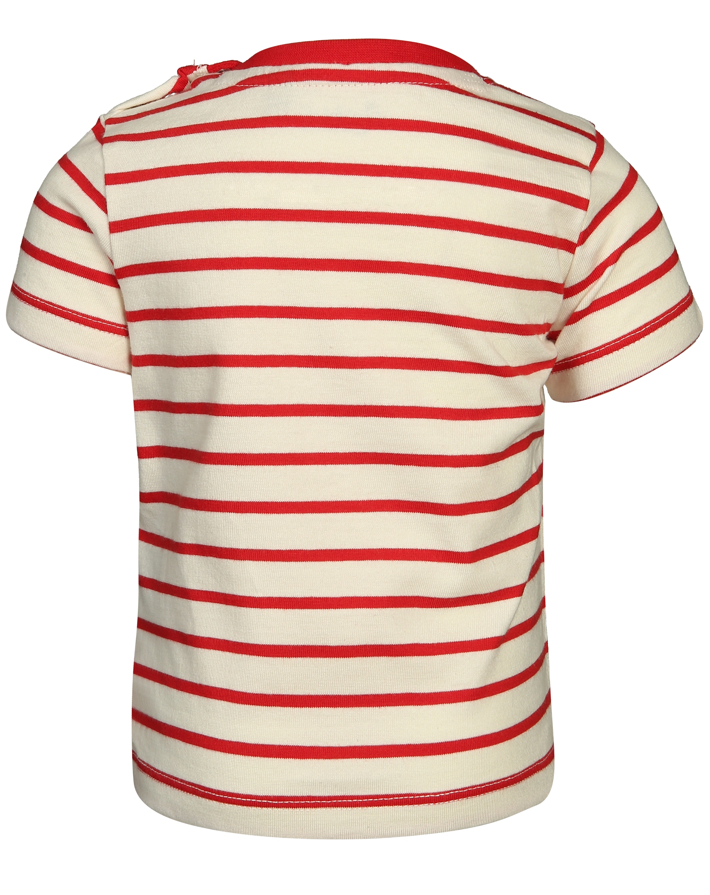 T-Shirt PFERDI gestreift in rot