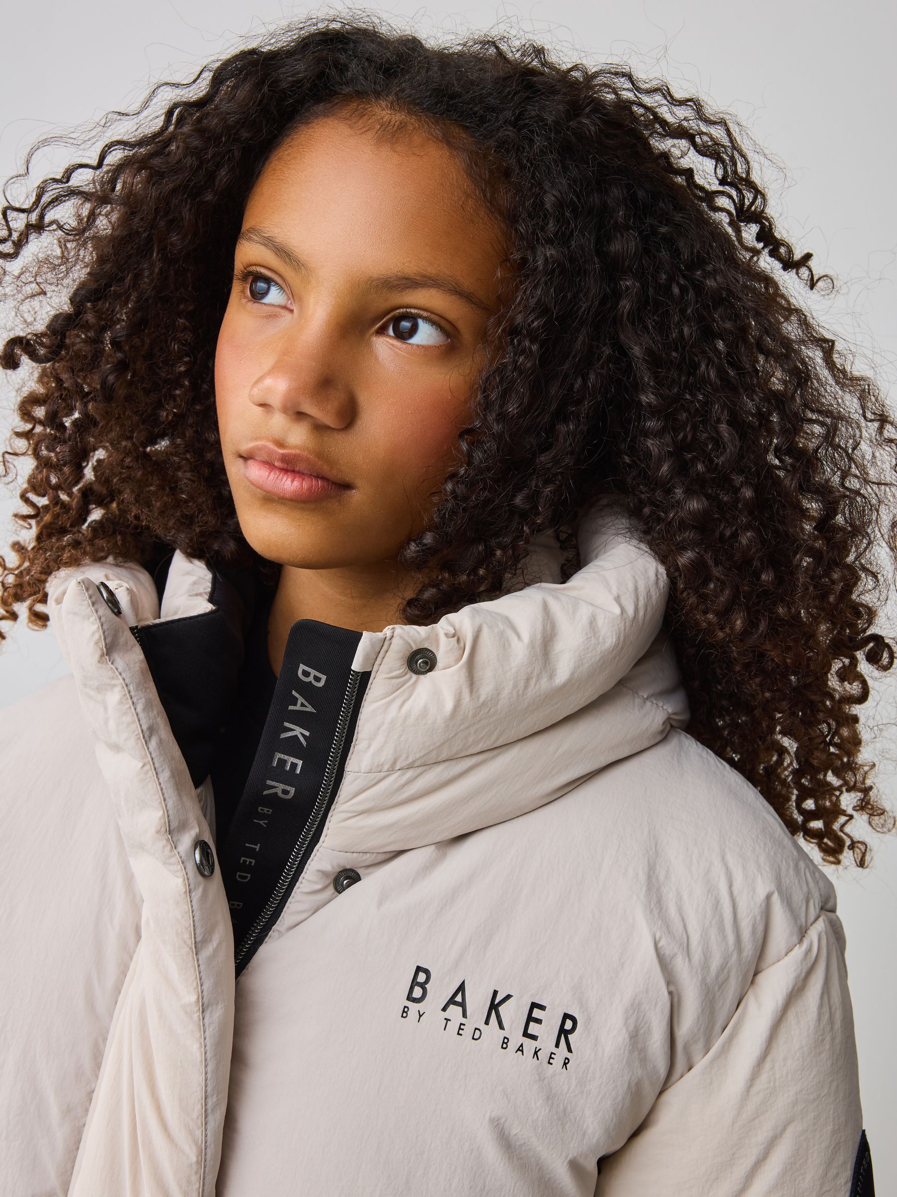 Baker by Ted Baker meisjes regenbestendige gewatteerde lange jas