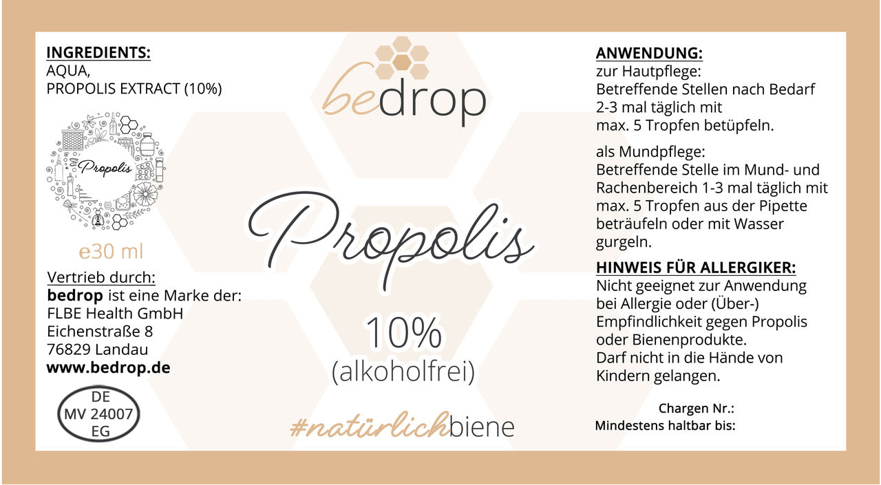 Derma Set | Propolis Tinktur, Seife, Kapseln & Creme | Für Kinder & Erwachsene