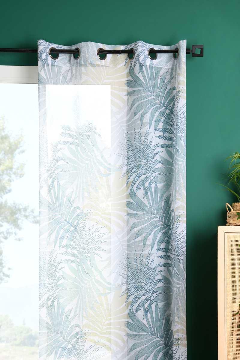 ADINO VOILE 140X260CM BLEU