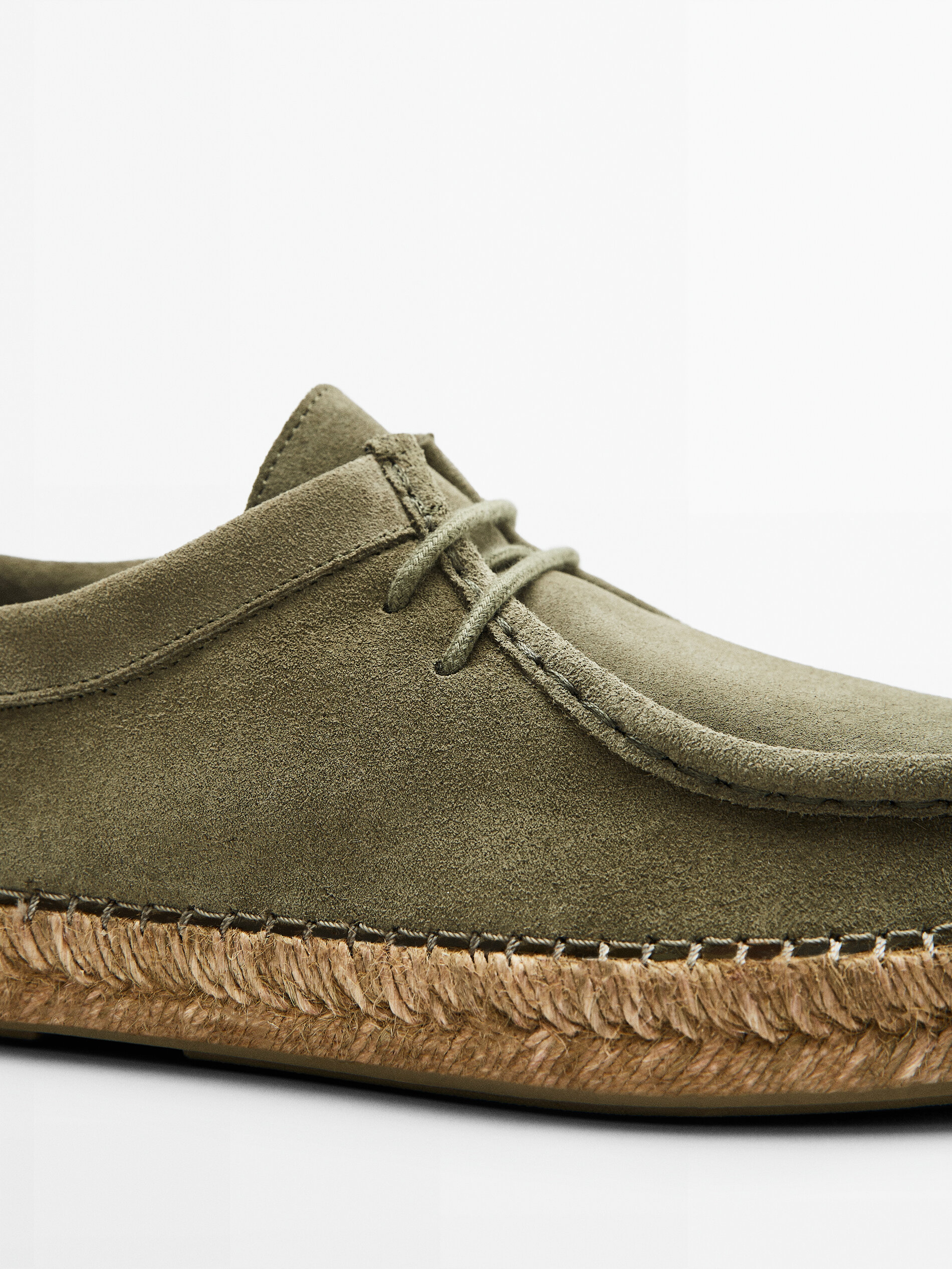 Zapato yute serraje verde - BOTELLA