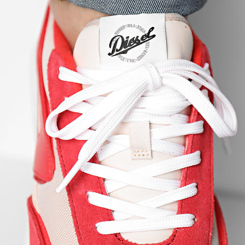 Baskets Racer LC Y02873 Racing Red Whisper Pink Poppy Red