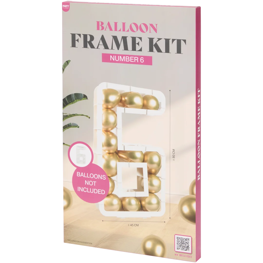Cadre en forme de numéro pour ballons