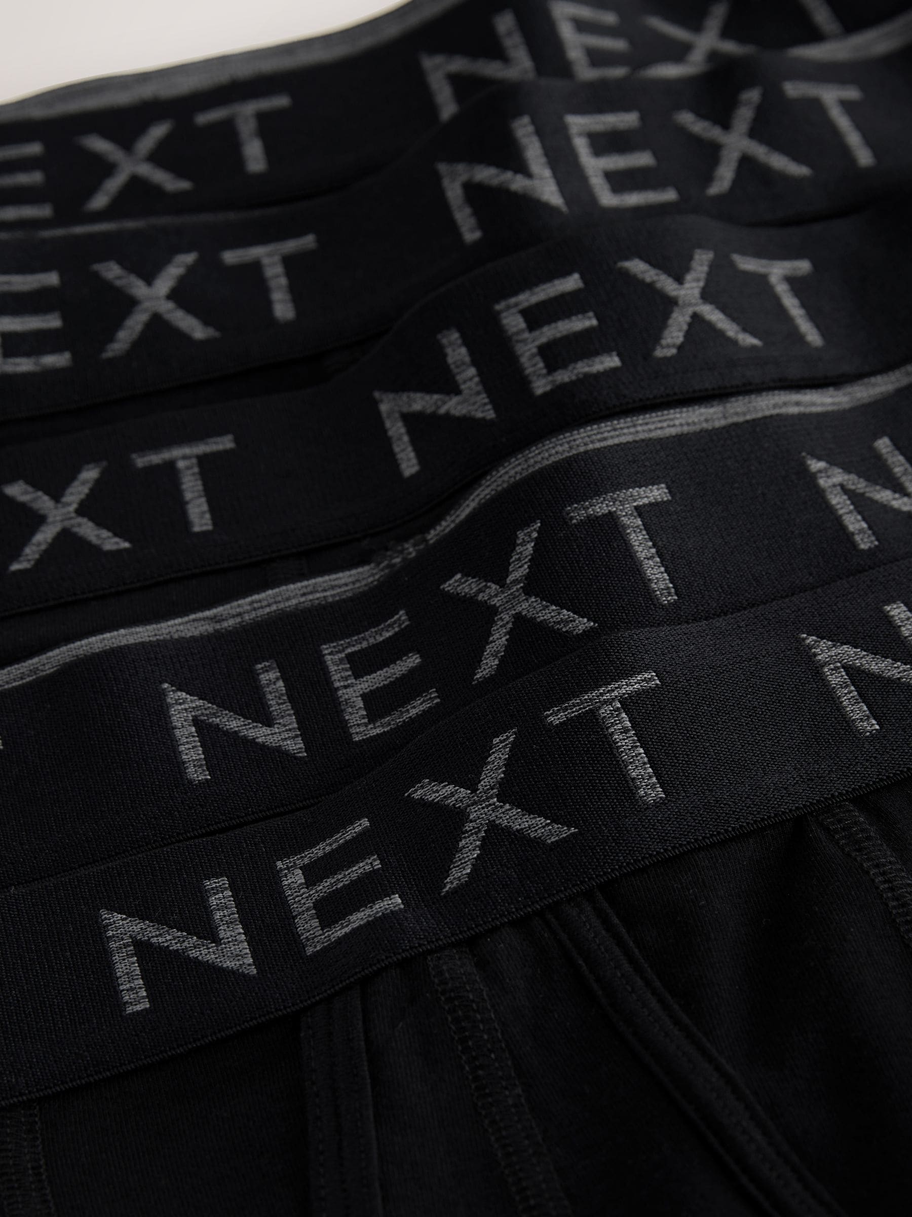 Zwart - Boxershorts van katoenrijk materiaal met A-voorkant