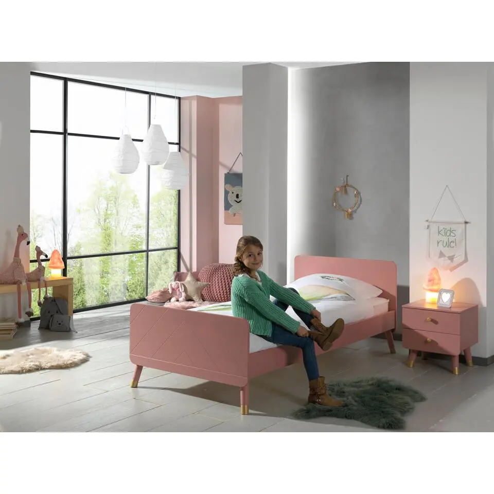 Bed Billy 90x200 - roze