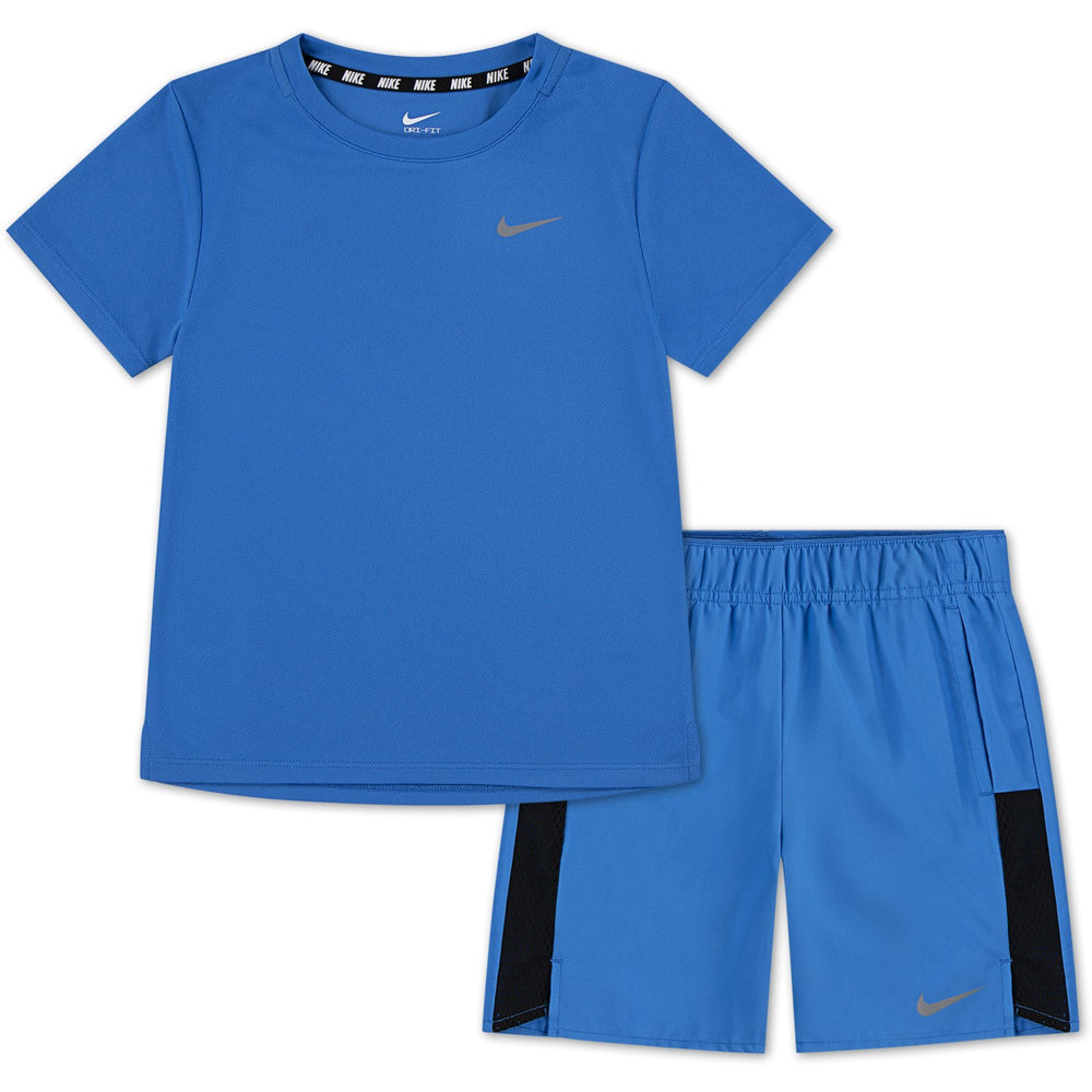 Køb NIKE Light Photo Blue B Nk Miler/Chall Df Shorts