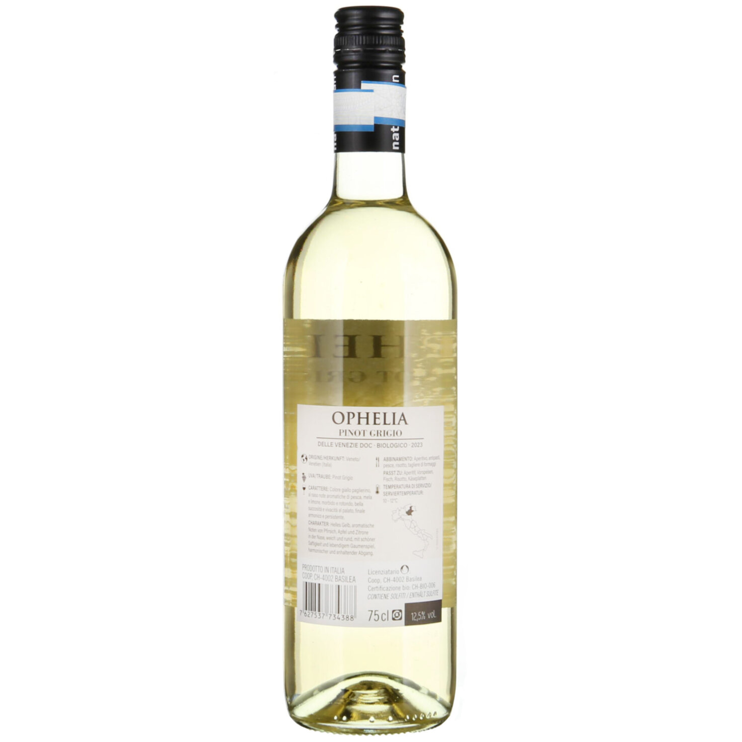 Bio Veneto DOC Pinot Grigio Ophelia -75cl