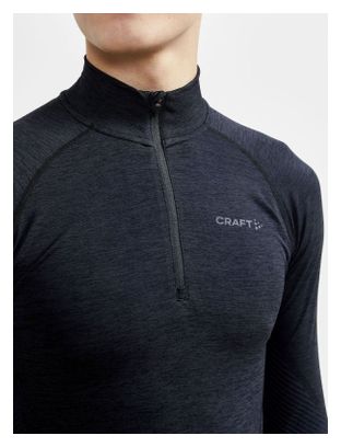 Maillot Demi Zip Craft Core Dry Active Comfort Noir