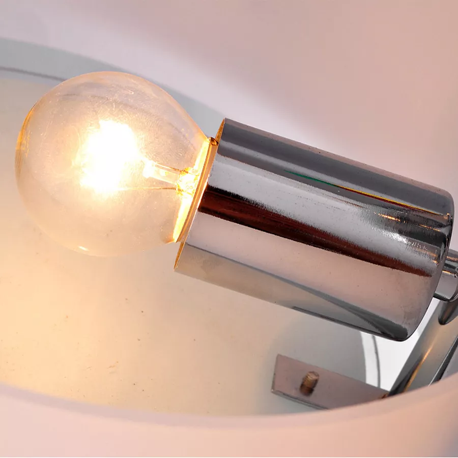 HOMCOM Deckenlampe 3-flammig weiß